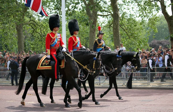 Λονδίνο Ηνωμένο Βασίλειο Ιουνίου 2023 Prince William Prince Edward Και — Φωτογραφία Αρχείου