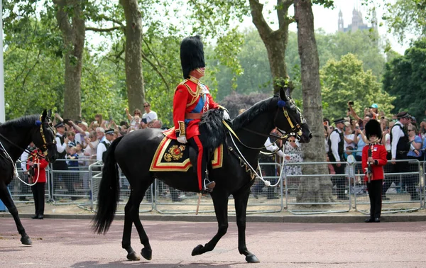 Kral Charles Londra Ngiltere Haziran 2023 Kral Iii Charles Sırtında — Stok fotoğraf