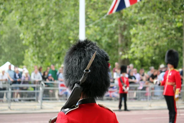 London Egyesült Királyság Június 2023 Kings Coldstream Guards Marching Mall — Stock Fotó
