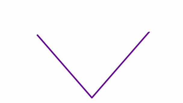 Анімація Зображення Фіолетового Діамантового Символу Ікона Коштовності Концепція Якості Ідеальна — стокове відео