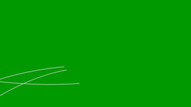 Animasyon çizgileri görünür ve kaybolur. Dekoratif çizgiler. Üç pembe çubuk. Dalgalar yavaş yavaş şekil değiştirir. Döngülü video. Düz vektör çizimi beyaz arkaplanda izole edildi.