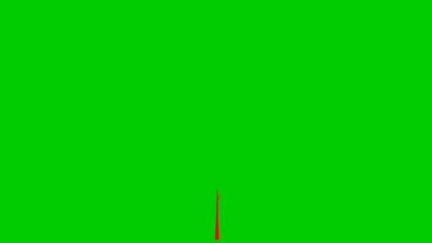 Tree Gradually Grew Leaves Appeared Branches Red Symbol Concept Ecology — Stockvideo