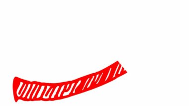 Moda çizgisi grafiğiyle finansal büyüme grafiği. Kırmızı ok ikonu. Ekonominin büyüme çizelgesi. El çizimi vektör çizimi beyaz arkaplanda izole edildi.