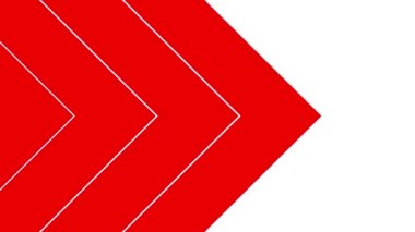 Üçgen şeritlerden hareketli kırmızı arka plan. Dekoratif oklar soldan sağa hareket eder. Döngülü video. Geometrik arka plan. Düz vektör çizimi beyaz arkaplanda izole edildi.