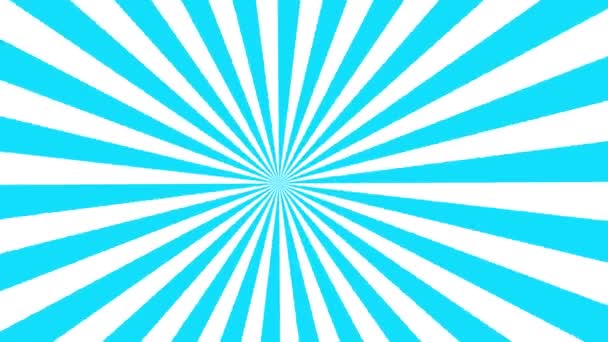 Animated Abstract Blue Rotating Background Looped Video Vector Illustration Isolated — Stock Video