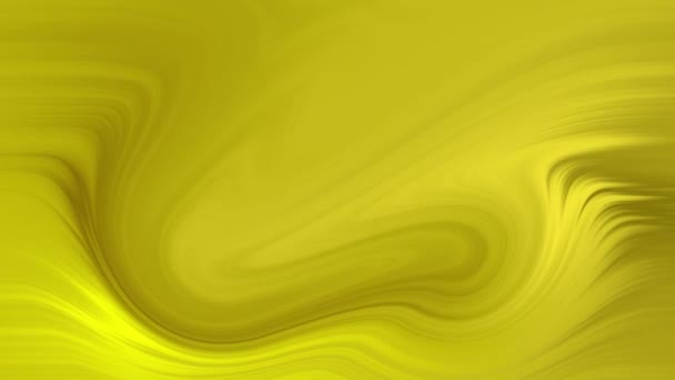 Анимированный Золотой Флюидный Фон Красочная Жидкость Постепенно Меняется Яркая Плавная — стоковое видео