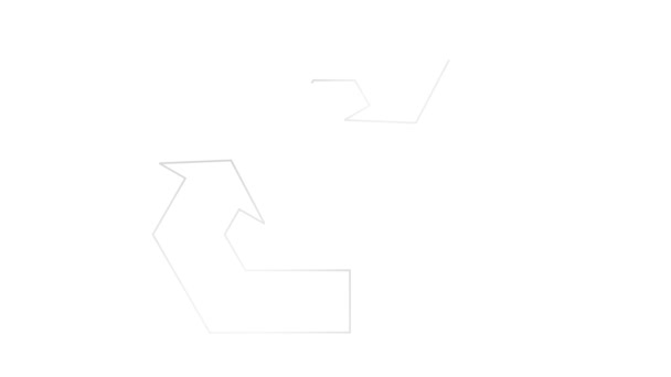 Rysuje Się Animowana Liniowa Ikona Ekologii Srebra Liniowy Symbol Recyklingu — Wideo stockowe