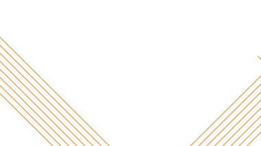 Portakal çizgileri olan animasyon arka plan çiziyor. Doğrusal çizgili desen. Metin için kopyalama alanı olan video. Vektör illüstrasyonu beyaz arkaplanda izole edildi.