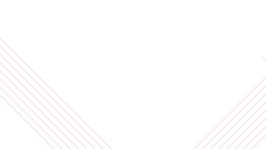 Pembe çizgileri olan animasyon arka plan çiziyor. Doğrusal çizgili desen. Metin için kopyalama alanı olan video. Vektör illüstrasyonu beyaz arkaplanda izole edildi.