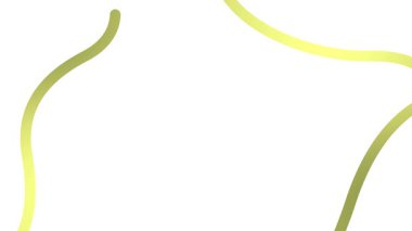 Animasyon altın renkli dalga çizgileri çizildi. Kopya alanı ile doğrusal arkaplan. Döngülü video. Vektör illüstrasyonu beyaz arkaplanda izole edildi.