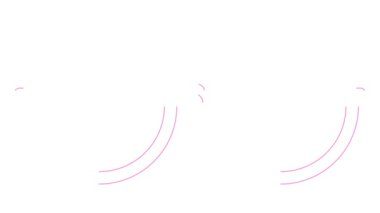 Gözlüklerin canlandırılmış pembe çizgisel sembolü çizilir. Gözlüklerin doğrusal simgesi. Döngülü video. Göz doktorluğu kavramı. Beyaz arkaplanda vektör illüstrasyonu.