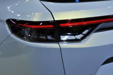 Lider araba ışığı otomobili yakın çekim