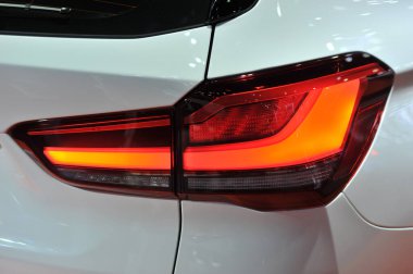 Lider araba ışığı otomobili yakın çekim