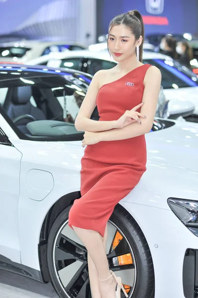 2023年3月21日在泰国曼谷举行的第44届曼谷国际车展上 Bangkok March 21漂亮极了 — 图库照片