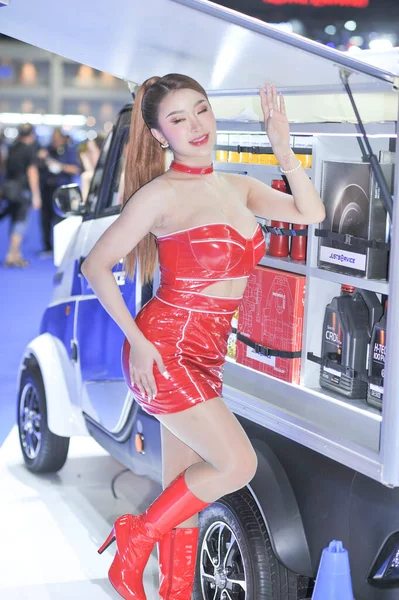 Bangkok March Pretty The44Th Bangkok International Motor Show 2023 March — Stock Photo, Image
