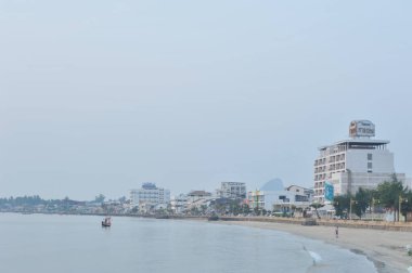 Prahuap Khiri Khan apil 2 Ao Prachuap Khiri Khan Nisan 2.2023 'te Prachuap Khiri Khan Tayland' da turizm ile 