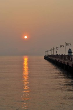 Prahuap Khiri Khan apil 2 Ao Prachuap Khiri Khan Nisan 2.2023 'te Prachuap Khiri Khan Tayland' da turizm ile 