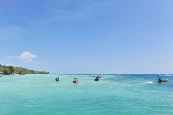 Krabi Abril Phi Phi Island Com Turismo Apil 2023 Krabi — Fotografia de Stock