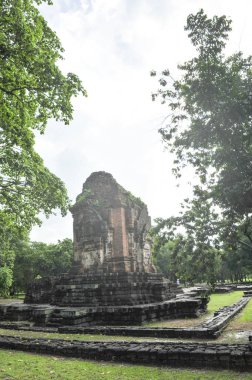 Phetchabun, Tayland-Septerber 22 Si Thep Tourise ile Tayland 'ın Phetchabun eyaletinde bir arkeolojik alandır. 22 Eylül 2023 'te Si Thep antik kentini kapsar.