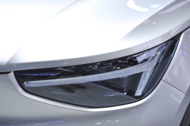 Lider araba ışığı otomobili yakın çekim