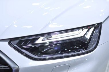 Lider araba ışığı otomobili yakın çekim