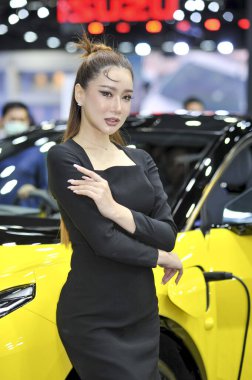 3 Aralık 2023 'te Bangkok, Tayland' da 40And Motor Fuarı 'nda BANGKOK-Aralık 3 oldukça moter fuarı