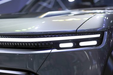 Lider araba ışığı otomobili yakın çekim