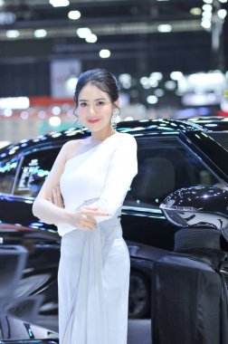 Bangkok Uluslararası Otomobil Fuarı 2024, Bangkok, Tayland 'da 6 Nisan 2024, Güzel BANGKOK-apil 6