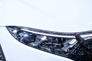 Lider araba ışığı otomobili yakın çekim