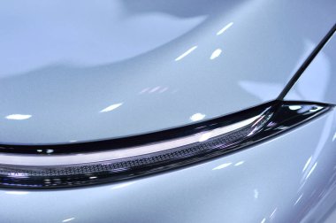 Lider araba ışığı otomobili yakın çekim