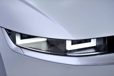 Lider araba ışığı otomobili yakın çekim