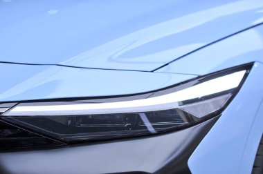 Lider araba ışığı otomobili yakın çekim