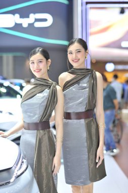 BANGKOK-ARALIK 6 Aralık 2024 tarihinde Bangkok, Tayland 'da 41And Motor Fuarı' nda oldukça moto fuarı