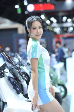 BANGKOK-ARALIK 6 Aralık 2024 tarihinde Bangkok, Tayland 'da 41And Motor Fuarı' nda oldukça moto fuarı