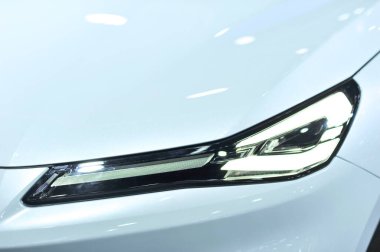 Lider araba ışığı otomobili yakın çekim