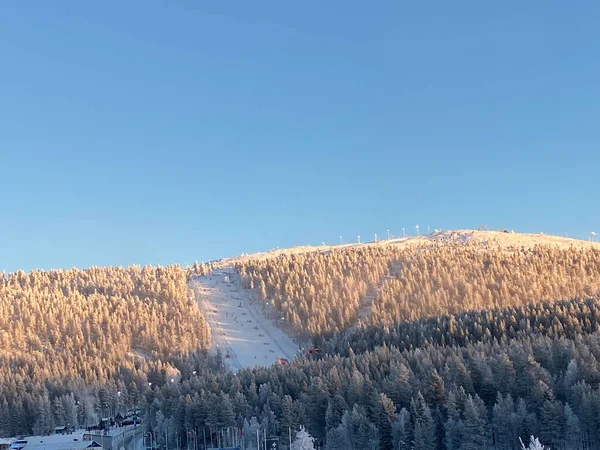 Ski Weltcup Abfahrt Levi Finnland — Stockfoto