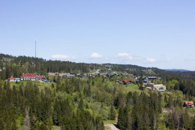 Norveç ve İskandinavya 'da Oslo' nun güzel manzarası