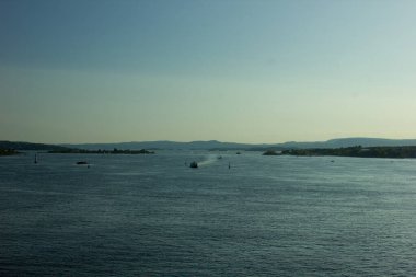 Oslo Limanı 'ndan Kuzey Denizi görünüyor.