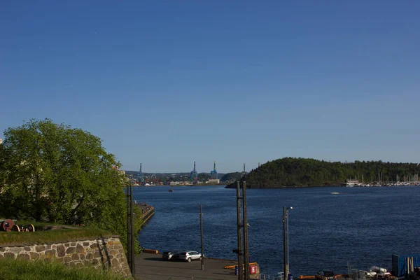 Vista Puerto Oslo Noruega —  Fotos de Stock