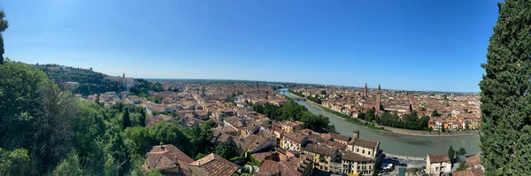 Impresionante Vista Verona Una Ciudad Italiana — Foto de Stock
