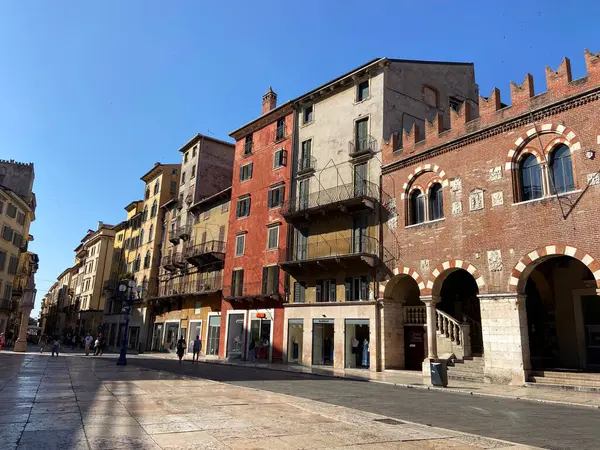 Houses Old Town Verona — Stock Photo, Image