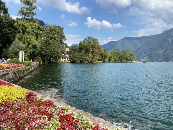 Lago Lugano Ticino Nella Svizzera Meridionale — Foto Stock