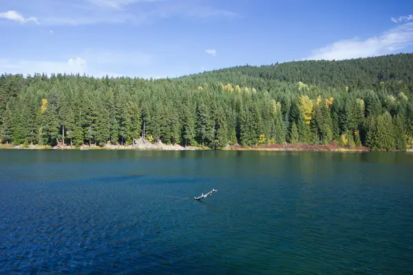 Beautiful panorama at Lost Lake in British Columbia