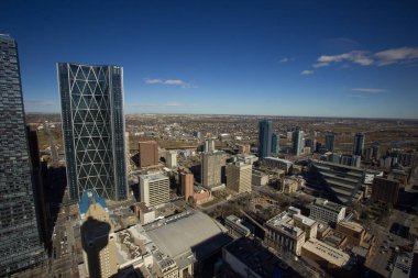 Calgary şehrinin Panorama manzarası
