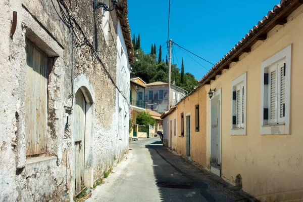 Architektur Dorf Ano Korakiana Auf Korfu Griechenland — Stockfoto