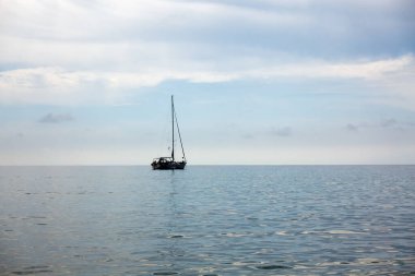 Yunanistan 'ın Othonoi adasında deniz yatı