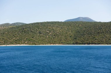 Amazing scenery by the sea in Agios Sostis, Glyfa, Fthiotida, central Greece