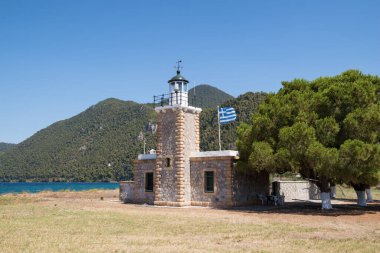 Vasilina, Kuzey Evia, Yunanistan 'daki güzel deniz feneri