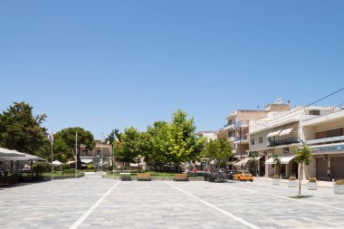 24 Haziran 2024 - Yunanistan 'ın Kuzey Evia kenti - Yunanistan' ın Kuzey Evia kentinin merkez meydanı