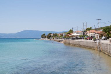 June 25th 2024 - North Evia, Greece - Amazing scenery by the sea in Gialtra village, North Evia, Greece